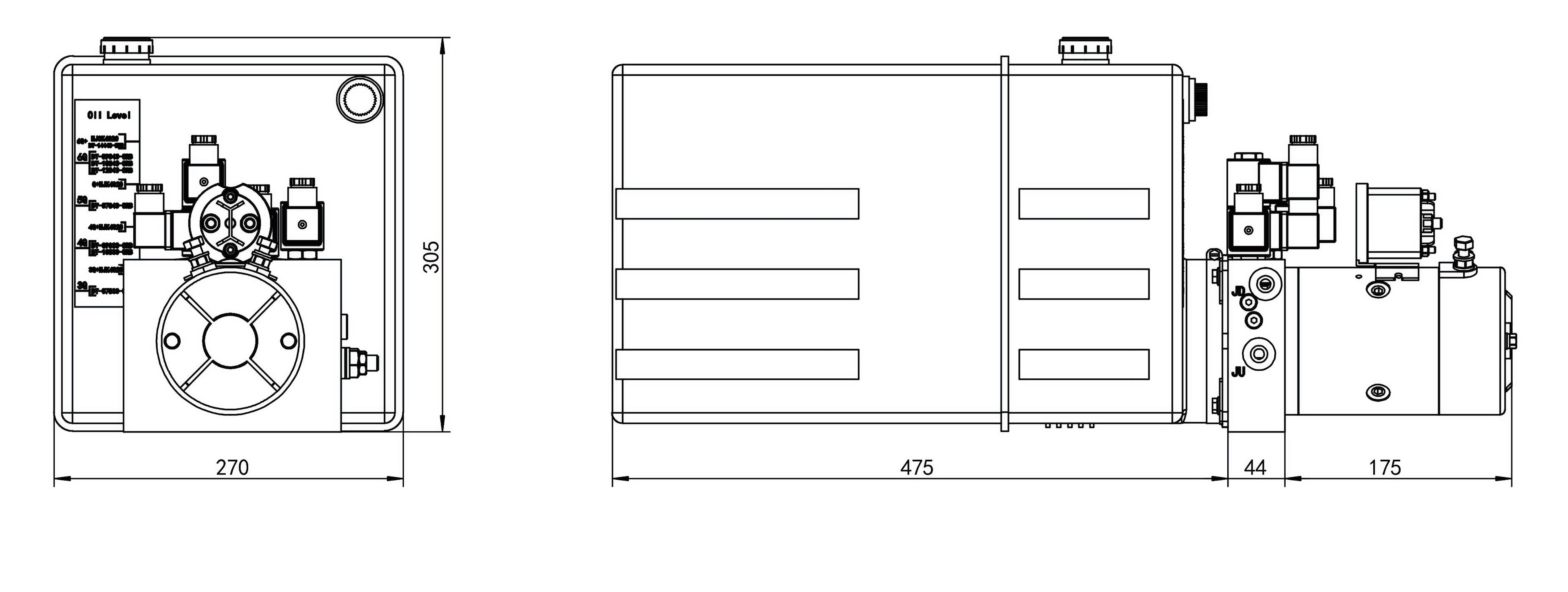 dump trailer outline-2