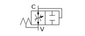 symbol of hose Burst valve