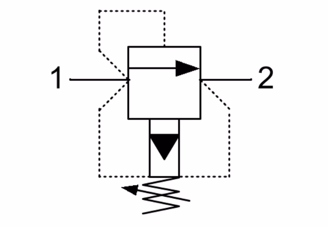 Pilot Operated Relief Valve Symbol