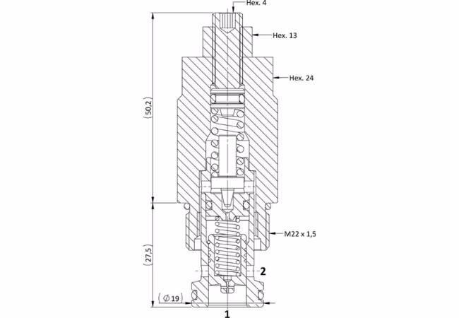 Cross section RVQ0.M22